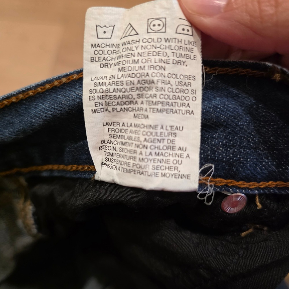 Wrangler Retro Relaxed Bootcut Jeans Medium Wash Blue Denim WLT20DS 35x36 Mens - Picture 4 of 10
